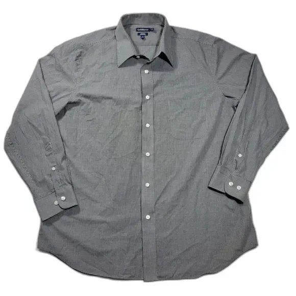 Croft & Barrow Classic Fit Men's LS Button Down Dress Shirt 17 / 34-35 Croft & Barrow Classic Fit Men's LS Button Down Dress Shirt 17 / 34-35
